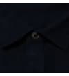 Thumbnail Close-up of navy shirt collar and top button.